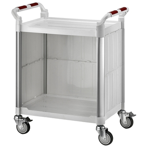 二層工作推車-標準型圍邊(白),康得倫事業有限公司