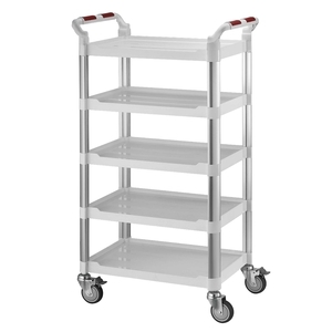 五層工作推車-標準型(白),康得倫事業有限公司