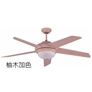 柚木加色五葉吊扇