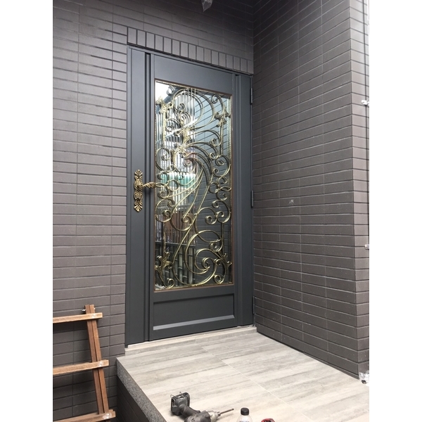 玄關門範例2-勝欣鋼鋁門窗行