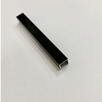 ㄇ形鋁合金飾條  亮黑,合固開發有限公司
