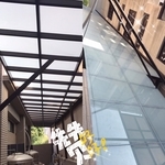 採光罩 白膜膠合玻璃 - 美佳玻璃有限公司