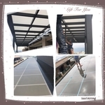 採光罩強化玻璃+強化白膜膠合玻璃 - 美佳玻璃有限公司