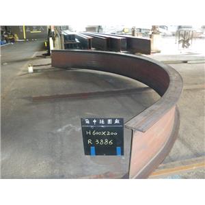 H型鋼600x200捲圓加工 , 冠中鋼鐵股份有限公司