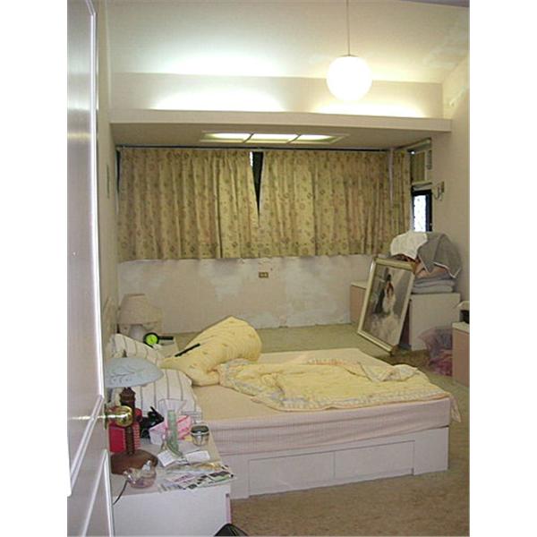 漏水老屋-裝修前主臥室,浩司室內裝修設計有限公司