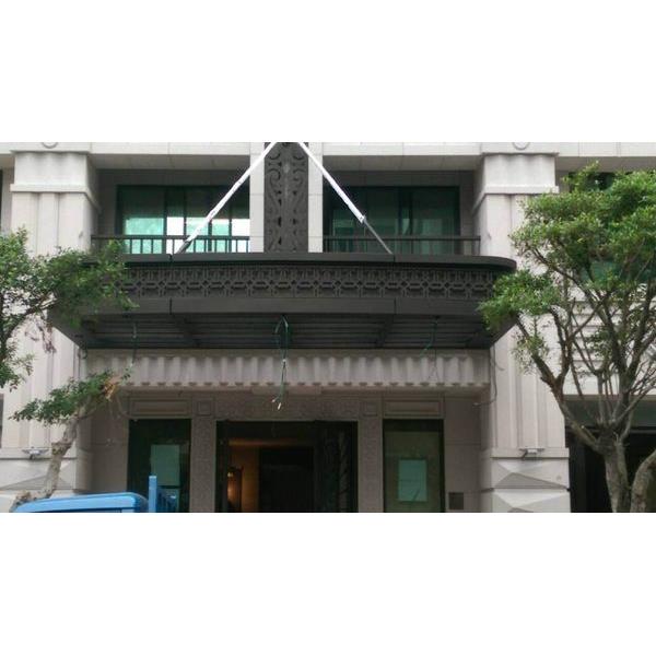 新店鋼構造型雨遮,仲尉金屬工程有限公司