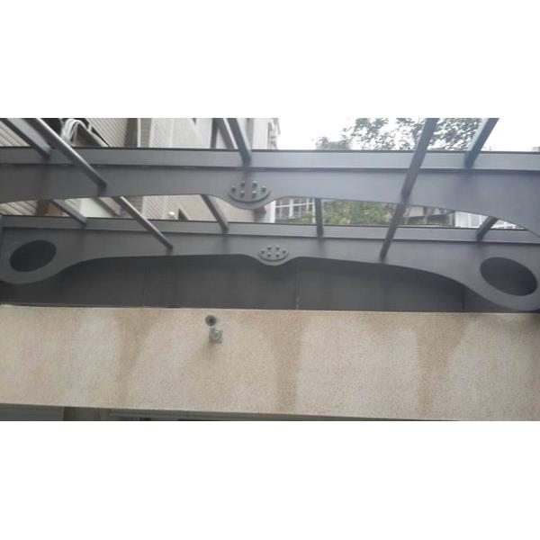 新店車道造型雨遮[1],仲尉金屬工程有限公司