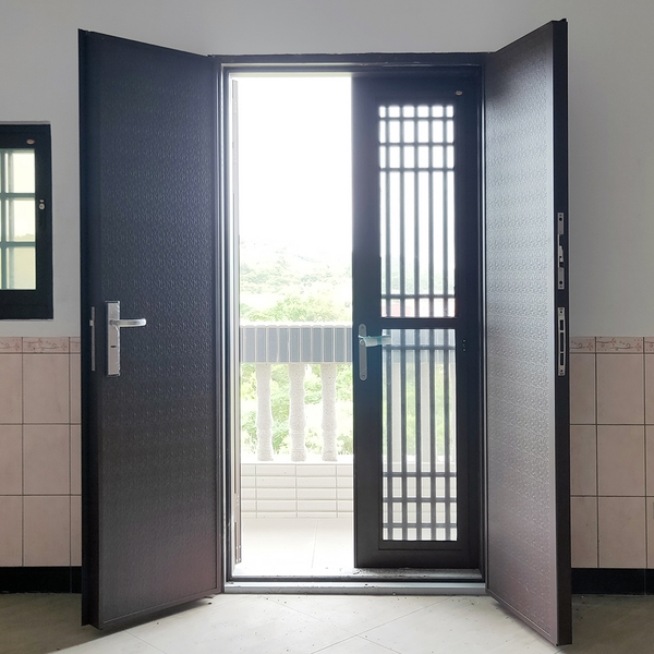 雙玄關門子母門雙開門內外門-金美滿有限公司