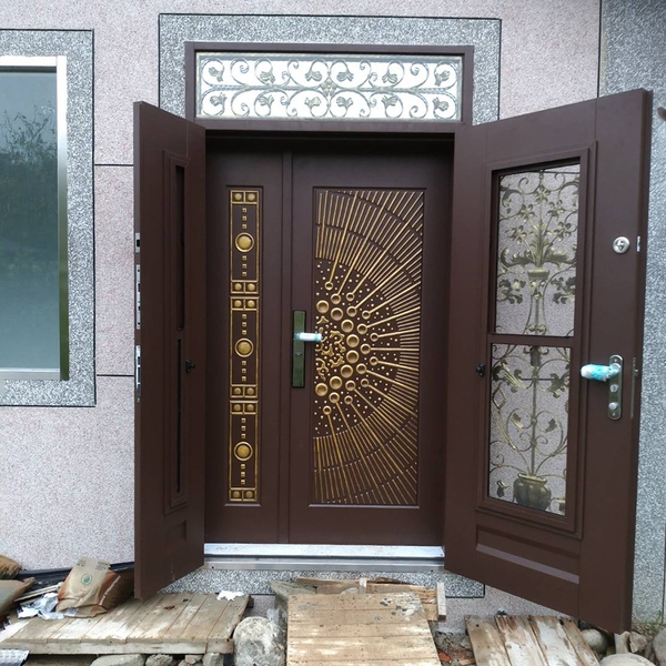 雙玄關門子母門雙開門內外門-金美滿有限公司