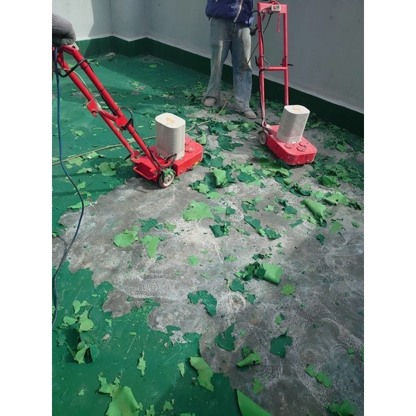 屋頂pu防水膜刨除整理-文得工程行