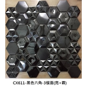 黑色六角 三模面(亮+霧) , 吉鈾實業股份有限公司