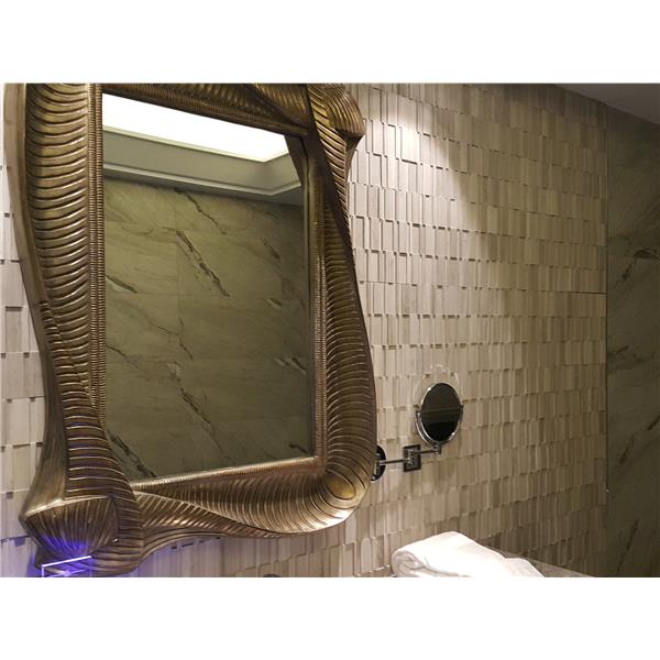 K605灰木紋高低面馬賽克