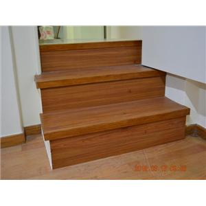 美耐板超耐磨地板-水晶面現代柚木6.4寸3分