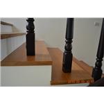 新原古緬甸柚木樓梯踏板，雞翅木扶手 - 山衍實業有限公司