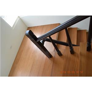 新原古緬甸柚木樓梯踏板，雞翅木扶手