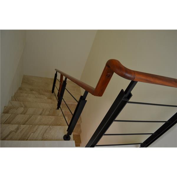 黑鐵,非洲柚木,日式風格扶手 黑鐵,非洲柚木,日式風格扶手,山衍實業有限公司