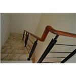 黑鐵，非洲柚木，日式風格扶手 - 山衍實業有限公司