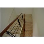 黑鐵，非洲柚木，日式風格扶手 - 山衍實業有限公司