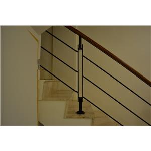 黑鐵，非洲柚木，日式風格扶手