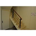 黑鐵，非洲柚木，日式風格扶手 - 山衍實業有限公司