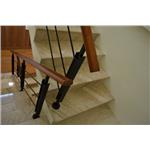 黑鐵，非洲柚木，日式風格扶手 - 山衍實業有限公司