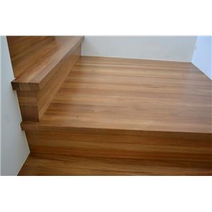 新原古-緬甸柚木 藝術拼板 樓梯踏板