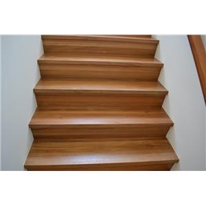 新原古-緬甸柚木 藝術拼板 樓梯踏板