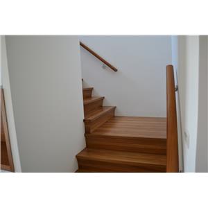 新原古-緬甸柚木 藝術拼板 樓梯踏板