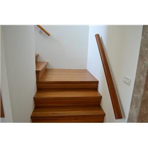 新原古-緬甸柚木 藝術拼板 樓梯踏板