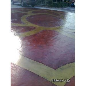 彩色壓花地坪-甘泉寺廣場