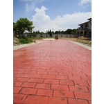 紙模地坪-中央大學旁集合住宅車道地坪 - 凡臣企業有限公司