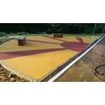 彩繪噴花LOGO-桃園自行車道工程 - 凡臣企業有限公司