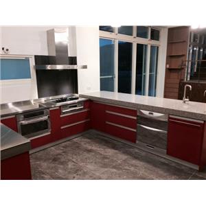 宜蘭三星鄉皮革紋的門片和檯面 , 天合企業社