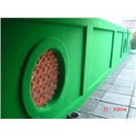 高雄市國小圍牆高防護綺麗耐磨草防護工程 - 同育展業有限公司