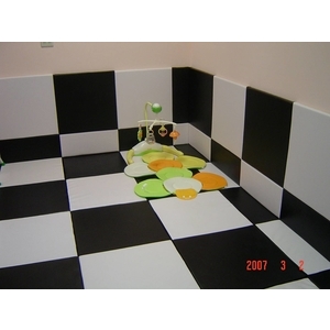 乳膠皮易潔彈性地墊