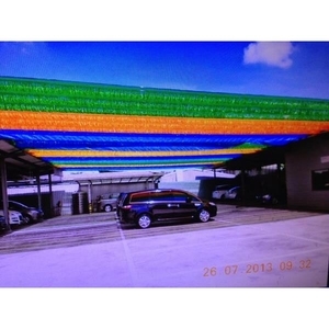 彩色遮陽網工程-開旭專業圍網有限公司