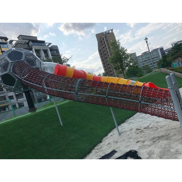 內湖明美公園-遊戲攀爬網-開旭專業圍網有限公司