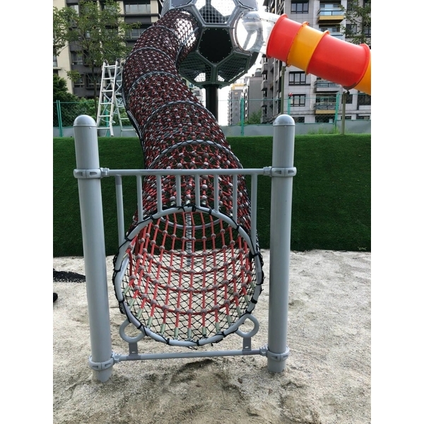 內湖明美公園-遊戲攀爬網,開旭專業圍網有限公司