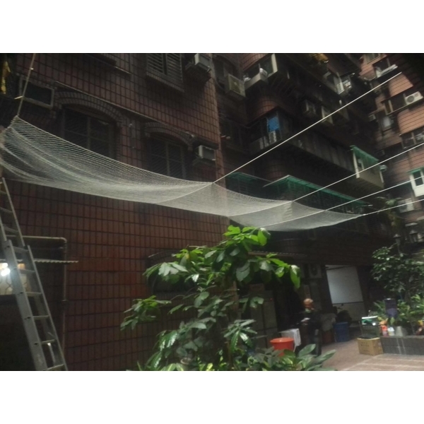 圓山諾貝爾大廈-防磁磚墜落網-開旭專業圍網有限公司
