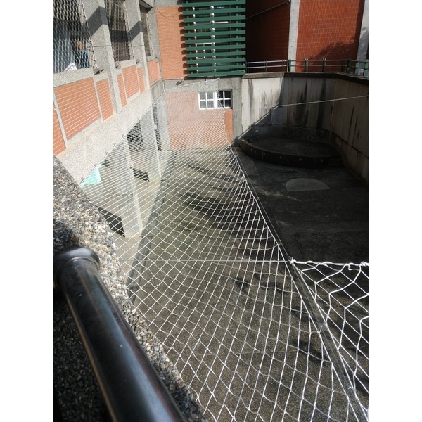 龍潭凌雲國中-防墜落網-開旭專業圍網有限公司