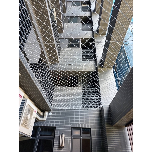 談香山社區-天井防護網,開旭專業圍網有限公司