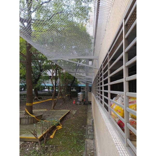 福安國民中學-防磁磚墜落網,開旭專業圍網有限公司