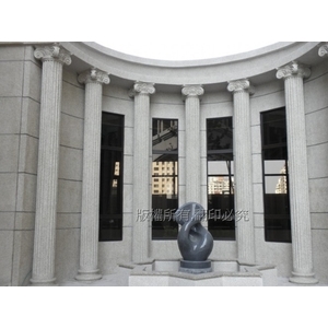 歐式造型中庭羅馬柱工程