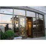 弧頂烤漆玻璃門 - 錫弘金屬有限公司