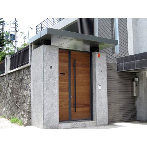鋁包板雨遮及庭院大門