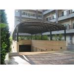 車道弧型雨遮 - 錫弘金屬有限公司