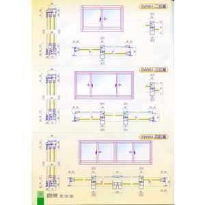 SW951型 鵝牌單層玻璃氣密窗 , 綠建築企業有限公司