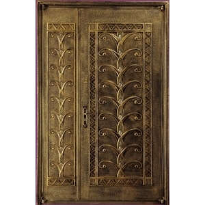 黃古銅亞歷山大鑄鋁防爆門 , 綠建築企業有限公司