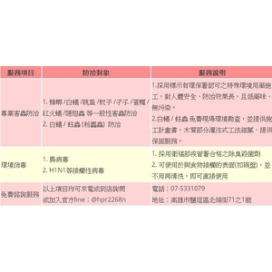 害蟲防治環境消毒 , 笛發有限公司