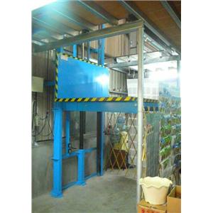 簡易式油壓貨梯_安裝